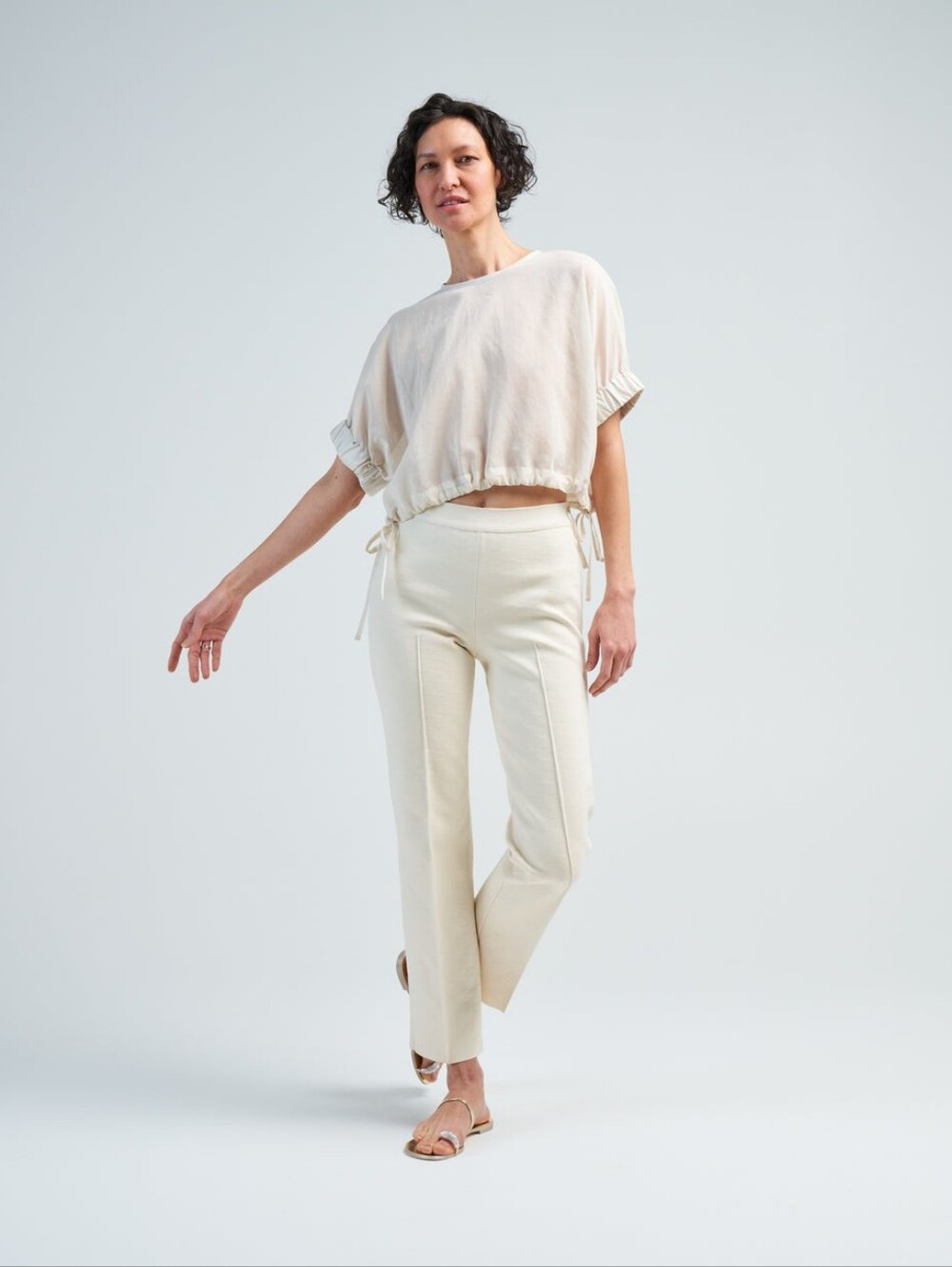 High Sport Kick Flare Pants - Size S - EUC